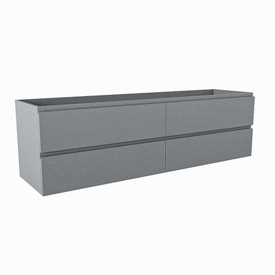 Mondiaz HAY wastafelonderkast - 170x45x50cm - 4 lades - softclose - Plata