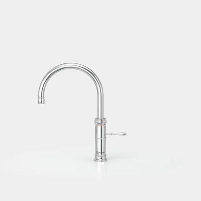 Quooker BE Classic Fusion Round robinet d'eau bouillante - bec pivotant - réservoir Combi - Eau chaude / bouillante - Chrome