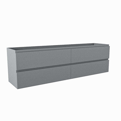 Mondiaz HAY wastafelonderkast - 170x40x50cm - 4 lades - softclose - Plata