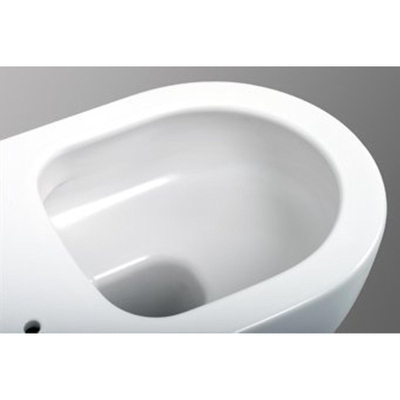 Plieger Kansas hangtoilet – Rimless – diepte 54,5 cm – met slim softclose zitting – glans wit