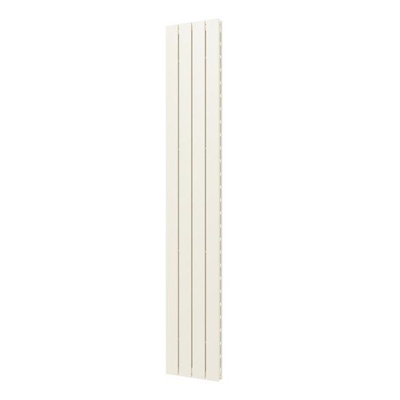 Plieger Cavallino Retto designradiator verticaal dubbel middenaansluiting 1800x298mm 817W pergamon (RAL9001)