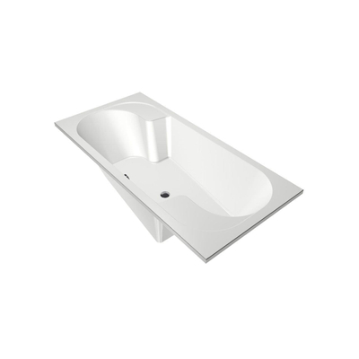 Xenz Parel Baignoire duo - 190x90x48 - bonde Centrale - acrylique - blanc