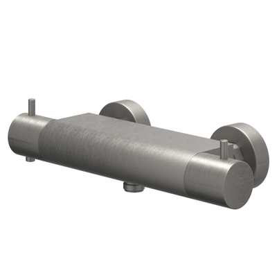 IVY Bond Mitigeur thermostatique de douche - apparent - cooltouch - noir métal brossé PVD