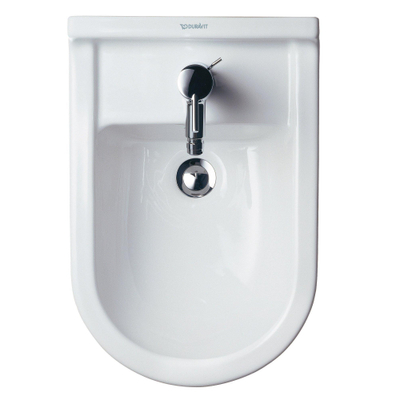 Duravit Starck 3 bidet suspendu inclus fixation dissimulée blanc