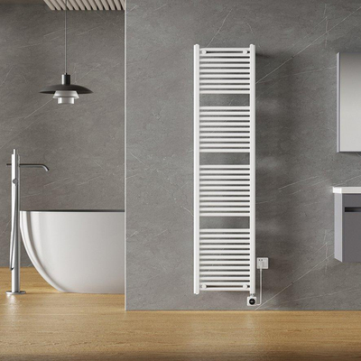 Wiesbaden Elara Elektrische radiator Smart WiFi - 181.7x45cm - glans wit