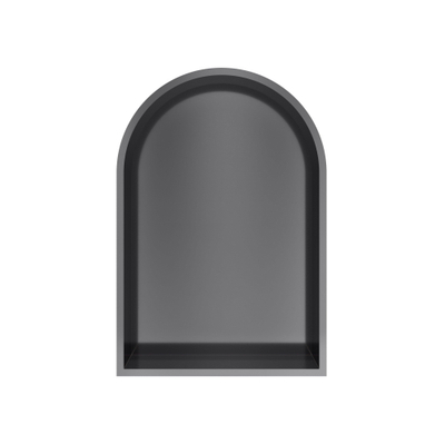 Hotbath &MORE Inbouwbox of inbouwnis Toogmodel - 30x45x10 - PVD - geborsteld zwart