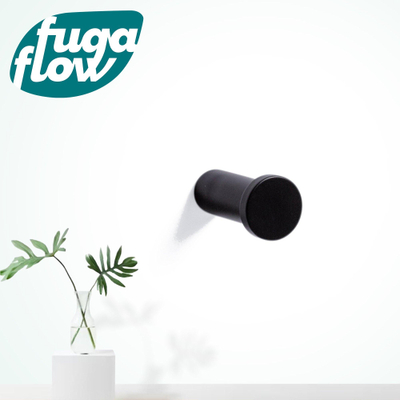 FugaFlow Efficiente Acces Handdoekhaak - enkel - rond - mat zwart