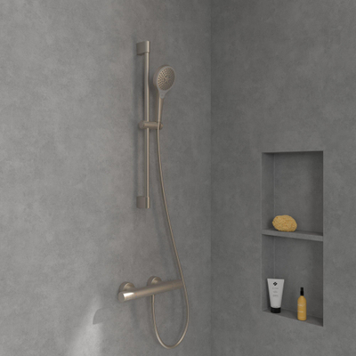 Villeroy & Boch Universal Taps & Fittings Douchethermostaat - voor douche Rond - Brushed Nickel (rvs)