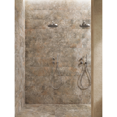 SAMPLE Fap Ceramiche Nobu wandtegel - 25x75cm - gerectificeerd - Natuursteen look - Grey mat (grijs)