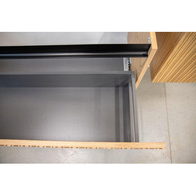 Saniclass Holz Base Meuble de salle de bains bas - 120cm - 1 tiroir - sans poignée - chêne