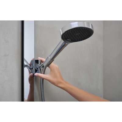 Hansgrohe Rainfinity showerpipe 250 1jet tablette de douche 350 chrome