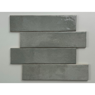 ÉCHANTILLON Terravito Mellina Carrelage mural en céramique - 6x24,6cm - 8mm - Gris