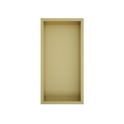 Hotbath &MORE Inbouwbox of inbouwnis - 30x15x10 - PVD - geborsteld messing (goud)
