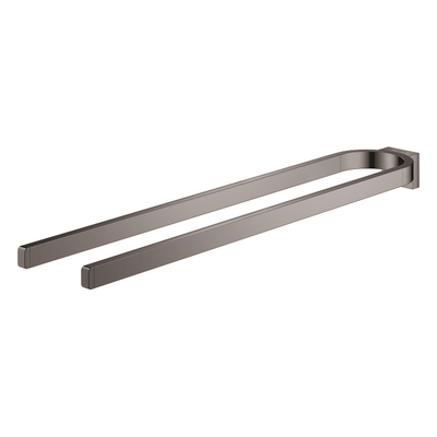 Grohe Selection Handdoekhouder - 36cm - dubbel - niet draaibaar - hard graphite (antraciet)