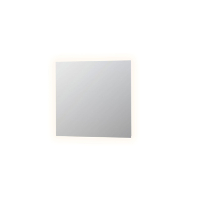 INK SP5 spiegel – 90x80 cm – indirecte LED rondom – instelbare lichtkleur, dimbaar – aluminium zilver