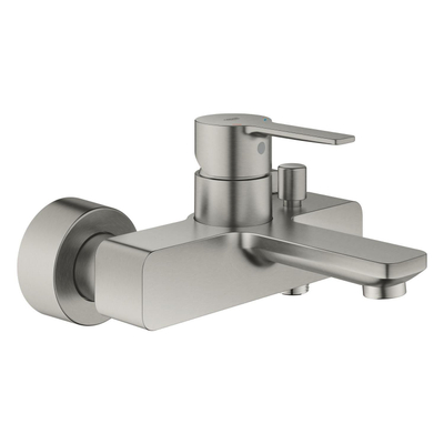 Grohe Lineare New Badkraan - met omstel - met koppelingen - Supersteel (RVS)