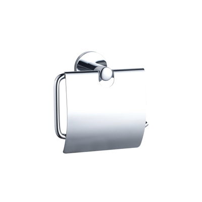 Fortifura Calvi toiletrolhouder - met klep - hoogglans chroom