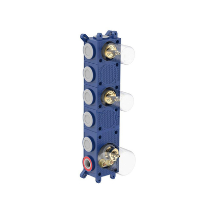 Uniforma inbouw regendouche – thermostatisch – Ø32 cm hoofddouche met waterval – zonder handdouche – bruin brons