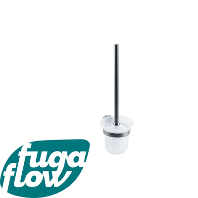 FugaFlow Eccelente Acces Toiletborstelhouder - rond - gunmetal PVD