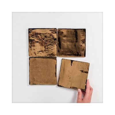 Vtwonen Villa Carrelage mural 13x13cm 8mm éclat blanc Dark Gold
