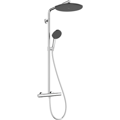 Hansgrohe Raindance alive s puro Showerpipe - 300 - 1jet - met Ecostat Element - hoogglans chroom