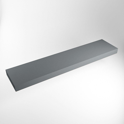 Mondiaz TOP 51 Vrijhangend Topblad - 230x51x12cm - geschikt voor waskom - Solid surface - Plata