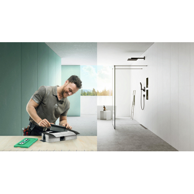 Hansgrohe uBox Universal inbouwlichaam voor rechte afvoeren standaard installatie