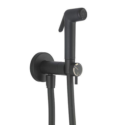 Crosswater MPRO Bidet handdoucheset - inclusief wandhouder - mat zwart