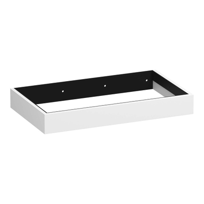 BRAUER Amaze meuble sous-lavabo 80 avec support de suspension intégré blanc mat