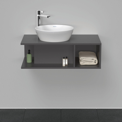 Duravit D-neo Meuble sous vasque 80x48x26cm sans tiroirs Graphite mat