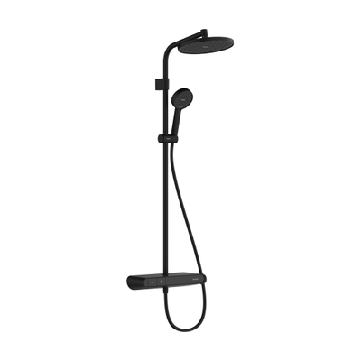 Hansgrohe Activera S colonne de douche - 24cm - ecosmart+ - noir mat
