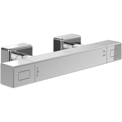 Villeroy & Boch Universal Taps & Fittings Mitigeur thermostatique de douche pour douche Angulaire - chrome