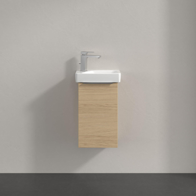 Villeroy & boch Architectura Meuble sous-lavabo pour lave-mains - 24,3x31cm - 1 porte battante - droite - chêne nordique