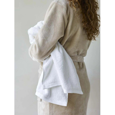 Aquanova Mya - Peignoir de bain - M - Bouleau (Blanc cassé)