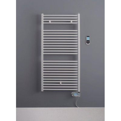 Instamat Robina radiateur électrique pour serviettes, h 1885 x l 600 mm, y compris les supports muraux, blanc standard