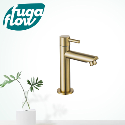 FugaFlow Eccelente Sobrado Robinet lave-mains - 14.4cm - eau froide - Laiton brossé PVD