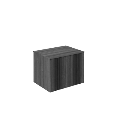 Crosswater Limit Badkamermeubelset - 60x45x45cm - 1 lade - steelwood/anthracite (hout)