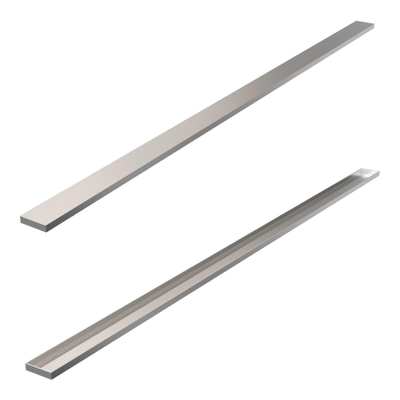 Brauer Grille de pose de carreaux - 140x7x6.8cm - flasque de sol - réversible - inox