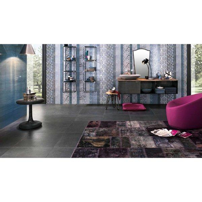 ÉCHANTILLON Italgraniti Square Carrelage de sol et de mur 60x60cm 9.5mm rectifié R10 porcellanato Crossing Antracite