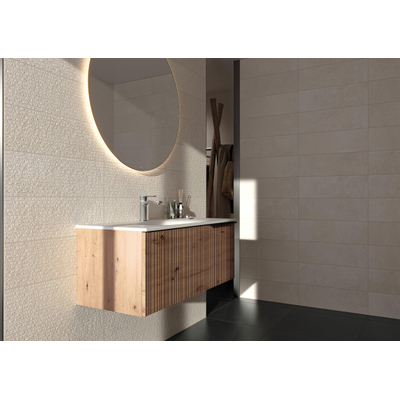 Cifre Ceramica Midtiown Carrelage mural - 20x60cm - Cream mat (crème)