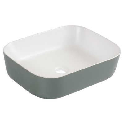 Differnz Zena waskom - 48x37.5x12.5cm - keramiek - grijs