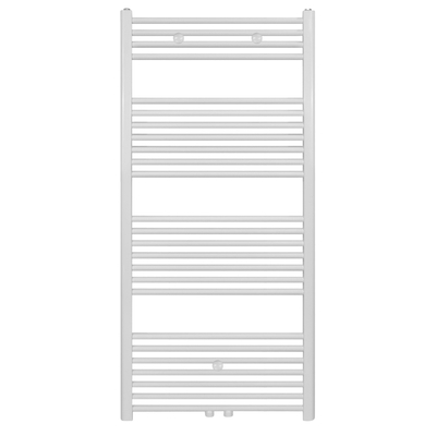 Belrad Handdoekradiator - middenaansluiting - 1400X600mm - 754Watt - Wit