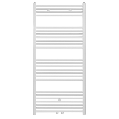 Belrad Sèche-serviettes - raccordement central - 1400X600mm - 754Watt - Blanc