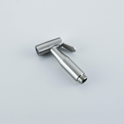 FugaFlow Eccelente Ensemble d'accessoires bidet - douchette à main - flexible 150cm - support - Acier inoxydable brossé PVD (RVS)