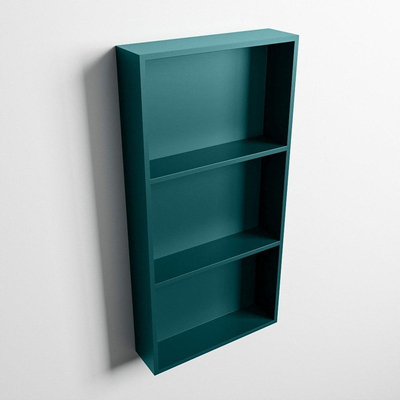 Mondiaz Easy nis 29.5x59.5x8cm voor Inbouw/opbouw 3 open vakken Solid surface Smag/Smag