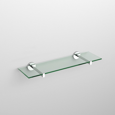 Clou Flat tablette 45x14.2x4.8cm verre Chrome
