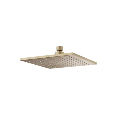 Crosswater Zion Hoofddouche - 20cm - vierkant - geborsteld messing (goud)