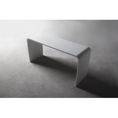 Ideavit Solidtondo Tafel 90x30x43cm Solid surface mat wit