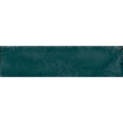 Viva Metal Brick Wandtegel 6x24cm 9.5mm Green