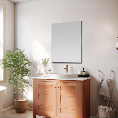 Saniclass Clear Miroir - 60x70cm - sans éclairage - à poser horizontalement et verticalement - sans cuivre
